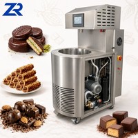 Machine à tempérer le chocolat verticale populaire en gros avec table vibrante, machine à faire fondre le chocolat pour la vente en gros