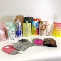 Sachet Doypack personnalisé imprimé avec bec verseur pour emballage de détergent et savon liquide, avec buse, thermoscellable, design de pochette de recharge