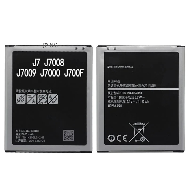 Hot Mobile Phone Replacement Battery BJ700 J7008 J7009 3000mAh Lithium Ion Battery for samsung J7 Battery