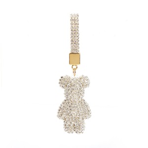 Lux diamant strass accessoires décoration jolie fille petit ours suspendu corde porte-clés gobelet tasse tasse voiture sac téléphone pendentifs - Product Image 3