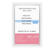 Logo personnalisé gratuit Marque privée Nourrissant Hydratant Peeling de la peau masque de pied et masque de pied talon gants exfoliants