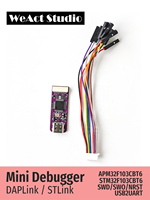 Depurador Weact STLink DAP Link ARM, Programación de Microcontroladores TIPO-C, STM32F103CBT6