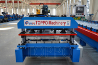 Machine de formage de tôles métalliques IBR en promotion, machine automatique de fabrication de panneaux de toiture en acier avec découpe hydraulique pour la construction résidentielle