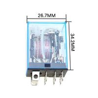 Relais électronique micro-électromagnétique à usage général LY2NJ HH62P, lampe LED, 10A, 8 broches, bobine DPDT, DC12V, 24V, AC110V, 220V