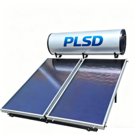 Chauffe-eau solaire en acier galvanisé à plaque plate de 250 L, adapté aux toits inclinés et aux toits plats, économique, utilise la technologie solaire