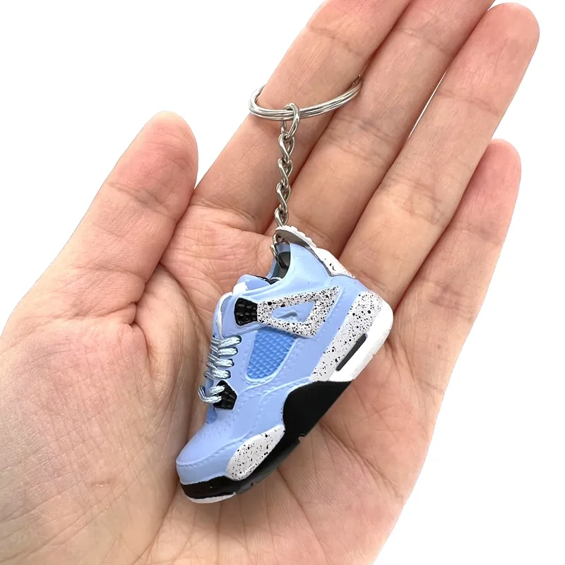 Livraison gratuite dropshipping james kobe jordans 3d sneaker chaussure porte-clés 3d bas prix