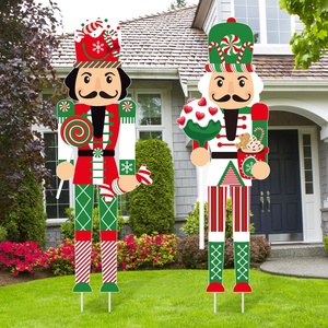 Grandes décorations de Noël en forme de casse-noisettes pour l'extérieur, en PP, pour jardin, pour la décoration de Noël - Product Image 6