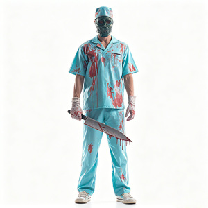 <span class=keywords><strong>Disfraz</strong></span> <span class=keywords><strong>de</strong></span> Cirujano Zombi para <span class=keywords><strong>Hombre</strong></span>, Traje <span class=keywords><strong>de</strong></span> Médico Sangriento con Máscara, Gorro y Guantes, <span class=keywords><strong>Disfraz</strong></span> <span class=keywords><strong>de</strong></span> Cosplay <span class=keywords><strong>de</strong></span> Terror para Halloween para Hombres Adultos - Product Image 1
