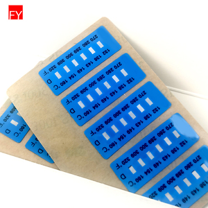 Sản Phẩm Mới Fy Nhiệt Không Đảo Ngược Thay Đổi Màu Sắc 75C Thời Tiết Nhiệt Kế Dán Bé Nhiệt Độ Sticker Nhãn - Product Image 6