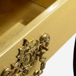 Chine Foshan Fabricant de meubles Marque italienne Moderne Minimaliste Luxe Trinity Gold Console Prix abordable - Product Image 5