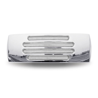 Feu de position latéral Chrome Flatline 22 Diode LED 2 po x 6 po pour semi-remorques Freightliner Kenworth