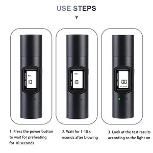เครื่องวัดปริมาณอัลกอฮอล์จากผู้ผลิตเครื่องวัดแอลกอฮอล์ในลมหายใจดิจิตอล2024 AT-001-II - Product Image 4