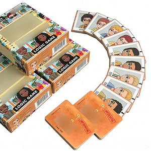 OEM Custom Eco-Friendly Portable Paper Board <b>Card</b> Games Manufacturer Logical Printing Custom Packaging for Party Tabletop - Product Image 3