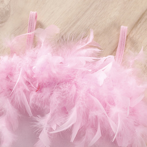 <span class=keywords><strong>Free</strong></span> Tax US детская одежда оптом однотонный топ на бретельках для девочек джинсовые брюки костюм одежда - Product Image 3