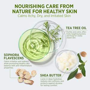 Gel de Baño Orgánico de Aceite de Árbol de Té de 500 ml, Fórmula Antibacteriana para el Acné de Espalda, Picazón, Pie de Atleta y Mal Olor Corporal para Activos - Product Image 2