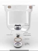 Tasse à thé en verre magnétique, résistante à la chaleur, avec filtre intégré pour la préparation du thé et l'absorption des bulles