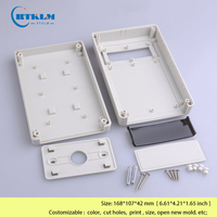 Cajas de Plástico Industriales para Montaje en Pared, Caja de Conexiones de Plástico para Proyectos Electrónicos, Carcasa de ABS para Proyectos Electrónicos, 168*107*42mm