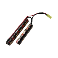 Paket Baterai Jieyo Nimh 2/3A 1600mah 9.6v Ukuran 2/3A 1600mah Baterai Isi Ulang Ni-Mh untuk Senjata Model Senjata Mainan RC Pemasok