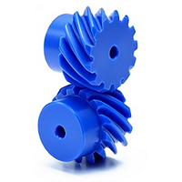 Prix bon marché haute qualité usinage personnalisé CNC en plastique ABS nylon peek pom gear double engrenage en plastique
