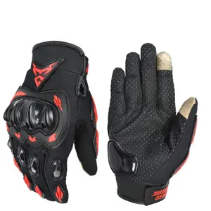 Luvas de dedos para motociclismo, luvas de segurança para motociclismo, ciclismo, corrida, touch screen