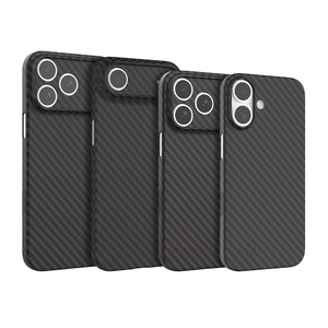 Étui de protection anti-chute Twinscase en fibre de carbone pour <span class=keywords><strong>iPhone</strong></span> 17 <span class=keywords><strong>Pro</strong></span> <span class=keywords><strong>Max</strong></span>, design machine nue et protection de l'objectif - Product Image 1