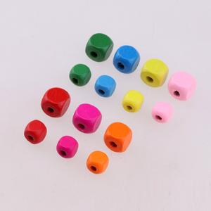 Accesorios <span class=keywords><strong>de</strong></span> abalorios para niños DIY, color <span class=keywords><strong>de</strong></span> pintura ecológico, 26 <span class=keywords><strong>letras</strong></span> inglesas, cuentas cuadradas, agujero <span class=keywords><strong>de</strong></span> Color, cuentas cuadradas <span class=keywords><strong>de</strong></span> <span class=keywords><strong>madera</strong></span> - Product Image 4