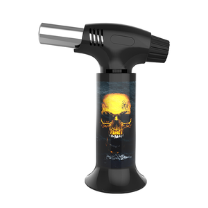 Custom Design Electronic Butane BBQ Torch Lighter Windproof with Display Box for <b>Camping</b> - Product Image 4