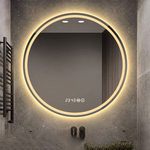 Diseño elegante Eliminación <span class=keywords><strong>de</strong></span> niebla redonda Espejo LED inteligente Espejo <span class=keywords><strong>de</strong></span> <span class=keywords><strong>baño</strong></span> <span class=keywords><strong>de</strong></span> tamaño completo personalizado Luces LED tiempo Bluetooth Espejo <span class=keywords><strong>de</strong></span> <span class=keywords><strong>baño</strong></span> inteligente - Product Image 6