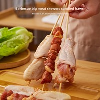 Brochettes et bâtonnets de barbecue jetables en bambou, écologiques, faciles à nettoyer, vente en gros Chine +86 15060716040