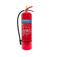 Conteneur d'extinction d'incendie à poudre sèche ABC robuste de 9 kg, cylindre en acier complet, équipement standard de sécurité incendie