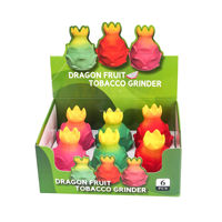 Nieuwe aanwinst Dragon Herb Grinder Smoke Shop Fruit Tabak Grinders Gemengde Kleuren Zinklegering Grinder