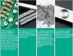 חוט הלחמה ללא עופרת בטמפרטורה נמוכה, מאושר RoHS - סגסוגת Sn-Bi לתיקון אלקטרוניקה - Product Image 5
