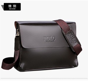 <span class=keywords><strong>Borsa</strong></span> a Tracolla in Pelle PU da Uomo, Stile Casual Business, Design Verticale Trendy per il Commercio Estero - Product Image 3