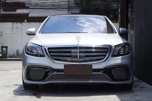 Paraurti anteriore posteriore per auto 222 per <span class=keywords><strong>Mercedes</strong></span> <span class=keywords><strong>2014</strong></span> + W222 classe S Upgrade S63 AMG S65 AMG Body Kit griglia auto fari call luci - Product Image 2