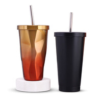 Gobelet isotherme à double paroi sous vide HZ 16 oz avec ouvre-bouteille en acier inoxydable