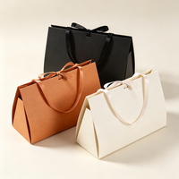 Boîte pliable personnalisée, pochette créative portable, boîte en carton gaufré à l'or, boîte à parfum et cosmétiques avec doublure en éponge pour cadeau