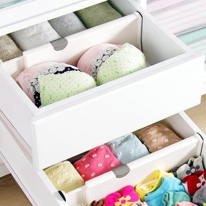 Adjustable <b>Plastic</b> <b>Drawer</b> Organizers for Dresser Fridge Expandable Separators for Clothes Kitchen Jewelry <b>Storage</b>-Injection - Product Image 4
