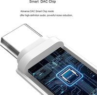 USB Typ C auf 3,5mm Klinke Aux Adapter Typ-C 3,5mm Audio-Kabel Kopfhörerkabel Konverter für iPhone 15 Samsung Galaxy S24 S23