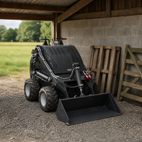Chargeuse compacte sur pneus JS460 pour travaux d'aménagement paysager, d'agriculture, d'entrepôt et d'excavation