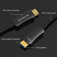 Cable AOC 8K HDTV 2.1 de Fibra Óptica de Ultra Alta Velocidad 48Gbps 60Hz 4K 120Hz EARC HDR10 con Revestimiento de PVC Chapado en Oro de 20m-30m para Cine en Casa