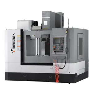 Alta velocidade CNC Torno VMC1060B Máquina Ferramenta Vertical CNC Metal Máquina De Corte Com 3 Eixos Roller Linear Guideway