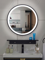Chine Fabricant Usine Hôtel Projet Salle De Bains Ronde Led Miroir Lumière Cercle Miroir Vanité Led Maquillage Miroir De Toilette
