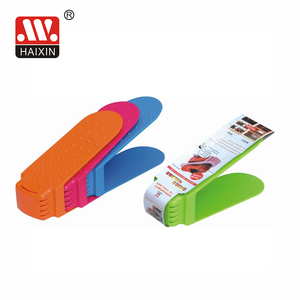 Scarpa popolare slot organizer storage rack risparmio di spazio scarpe di plastica rack - Product Image 2