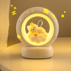 Hot Sale Pad Control Cartoon Bedside Lamp Rabbit <strong>Cat</strong> Cute LED Kids <strong>Night</strong> <strong>Light</strong> for Kids Room Home Decoration - Product Image 6