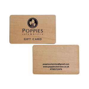 Cartes de visite NFC en bois programmables biodégradables Cartes-cadeaux gravées RFID intelligentes pour grands centres commerciaux et hôtels - Product Image 3