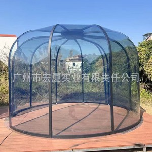 Casa con Techo de Vidrio Templado en Forma de Arco, Patio con Techo de Vidrio, Solárium con Vista al Cielo Estrellado - Product Image 2