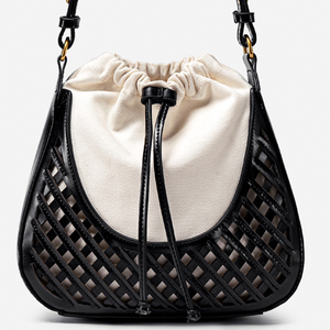 Nuevo bolso de hombro tejido retro marrón oscuro, bolso texturizado artístico para mujer - Product Image 6