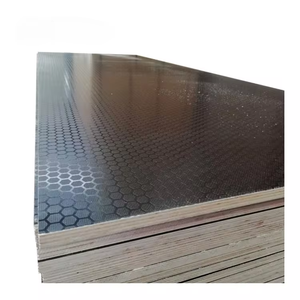 Precio de fábrica 4x8 18mm <span class=keywords><strong>antideslizante</strong></span> impermeable WBP negro marrón película frente madera contrachapada fenólica Flim frente madera contrachapada para construcción - Product Image 2