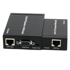 Bộ Mở Rộng <span class=keywords><strong>VGA</strong></span> UTP 300M Qua CAT5 CAT5e CAT6 Cáp RJ45 1000ft Bộ Thu Phát Video <span class=keywords><strong>VGA</strong></span> Với Âm Thanh & Vòng Lặp 3.5 Mm - Product Image 5