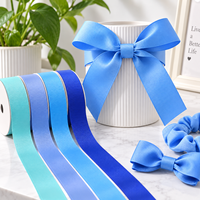 Ruban en cordon texturé côtelé multi-usages, couleur unie, durable, pour l'étiquetage des accessoires vestimentaires